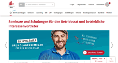 Desktop Screenshot of ifb.de